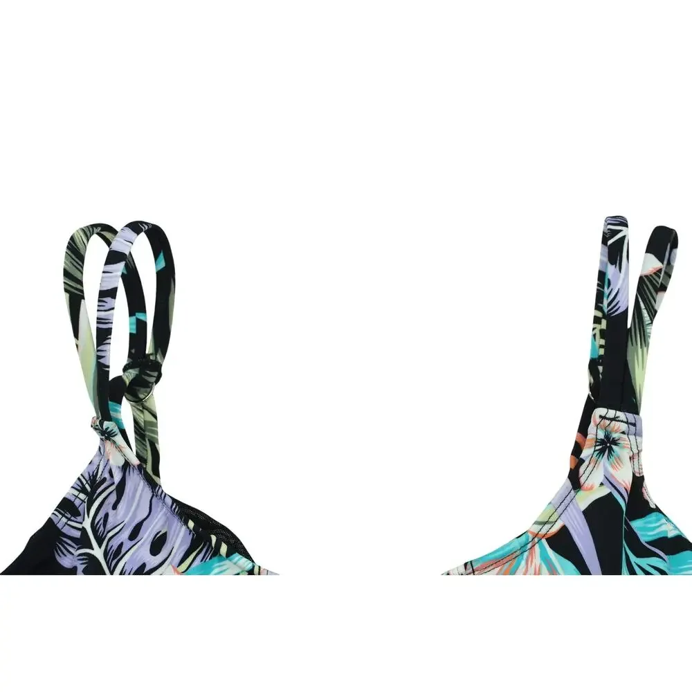Swim Solutions Women's Bring Me Flowers Tankini Top, In Tropical Print - Picture 4 of 6